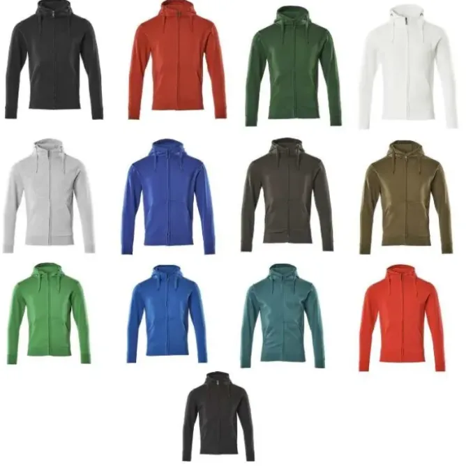Felpa da Lavoro con Capuccio Zip Intera Gimont Mascot 51590-970