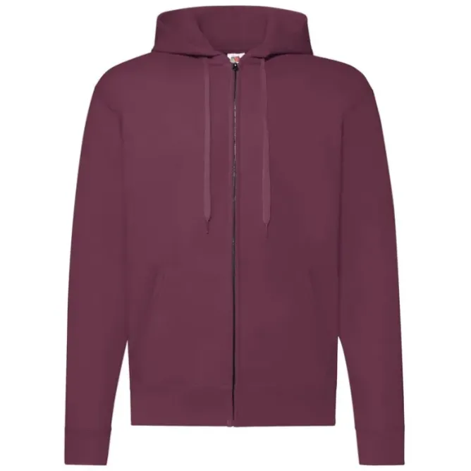 Felpa Da Lavoro Fruit Of The Loom con Cappuccio Foderato e Zip Lunga FR620620