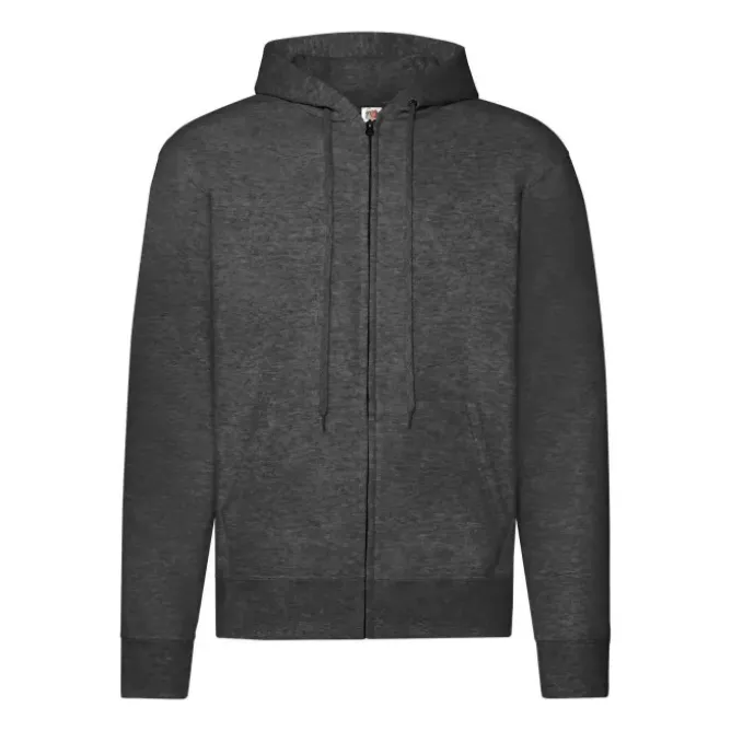 Felpa Da Lavoro Fruit Of The Loom con Cappuccio Foderato e Zip Lunga FR620620
