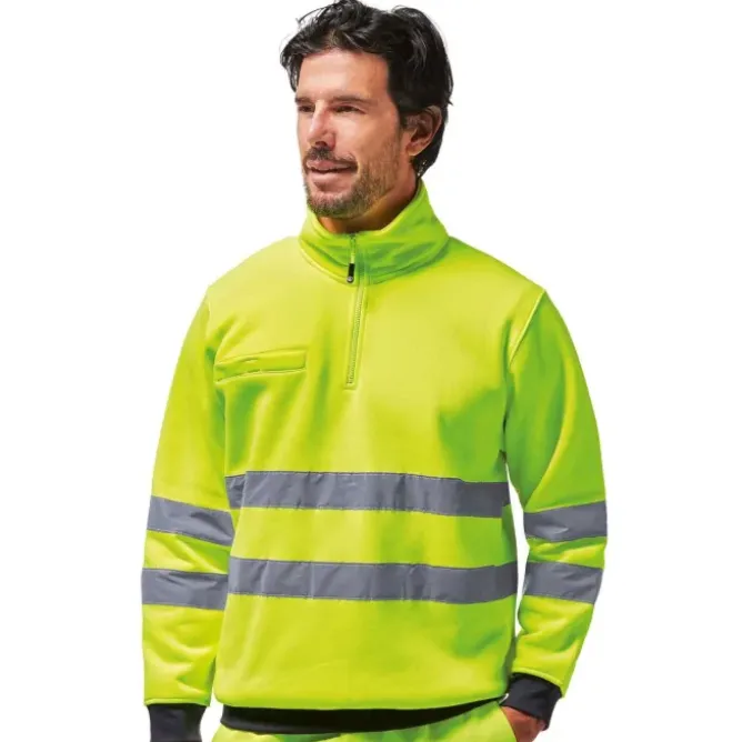 Felpa da Lavoro Logica STUARTHV/G Alta Visibilità