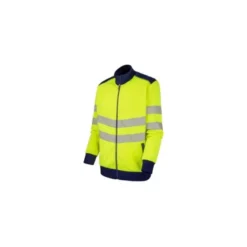 Felpa da Lavoro Molinel Luklight 05805555065 Alta Visibilità Con Zip Intera
