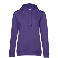 Felpa Da Lavoro Organic Hooded con Cappuccio da Donna B&C Collection - BCWW34B