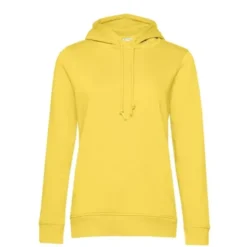 Felpa Da Lavoro Organic Hooded con Cappuccio da Donna B&C Collection - BCWW34B