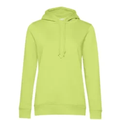 Felpa Da Lavoro Organic Hooded con Cappuccio da Donna B&C Collection - BCWW34B
