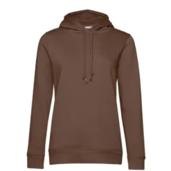 Felpa Da Lavoro Organic Hooded con Cappuccio da Donna B&C Collection - BCWW34B