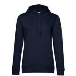 Felpa Da Lavoro Organic Hooded con Cappuccio da Donna B&C Collection - BCWW34B