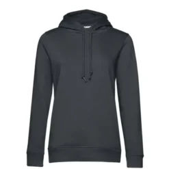 Felpa Da Lavoro Organic Hooded con Cappuccio da Donna B&C Collection - BCWW34B
