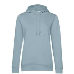 Felpa Da Lavoro Organic Hooded con Cappuccio da Donna B&C Collection - BCWW34B