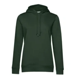 Felpa Da Lavoro Organic Hooded con Cappuccio da Donna B&C Collection - BCWW34B