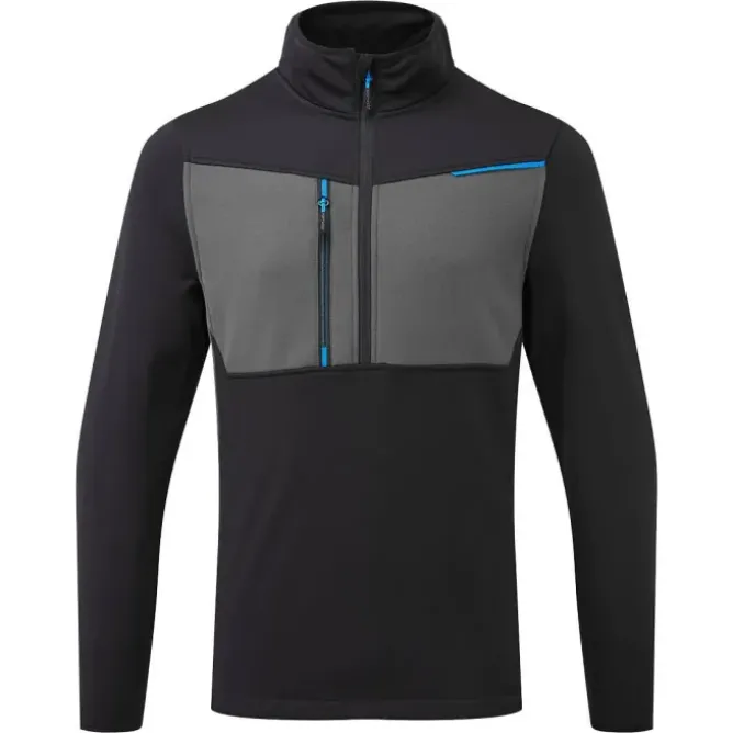 Felpa da Lavoro WX3 Mezza Zip Portwest T755