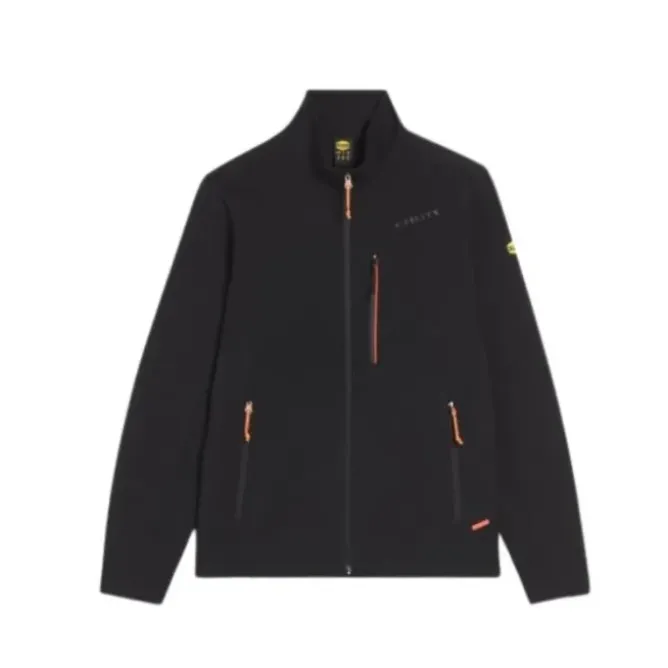 Felpa in Pile Da Lavoro Zip Intera Multitasche Stretch Diadora Utility Sweatshirt Shadow 702.182037