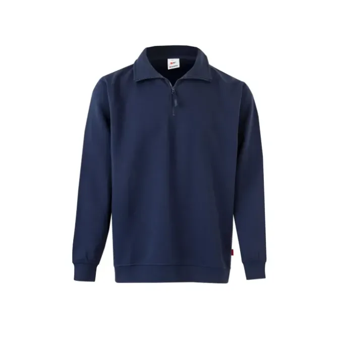 Felpa zip corta collo alto da Lavoro Velilla 105702