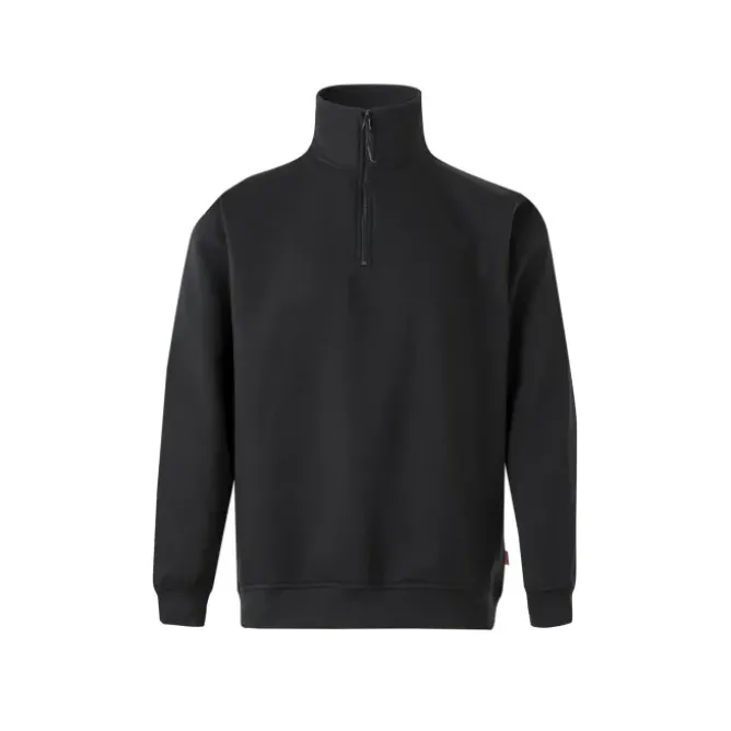Felpa zip corta collo alto da Lavoro Velilla 105702