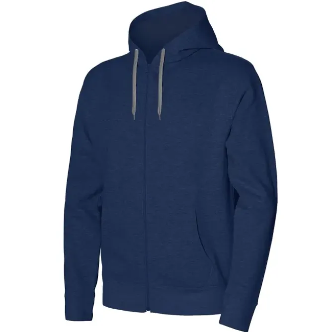 Felpa zip lunga con Cappuccio da Lavoro Issa Line Antelao 04824