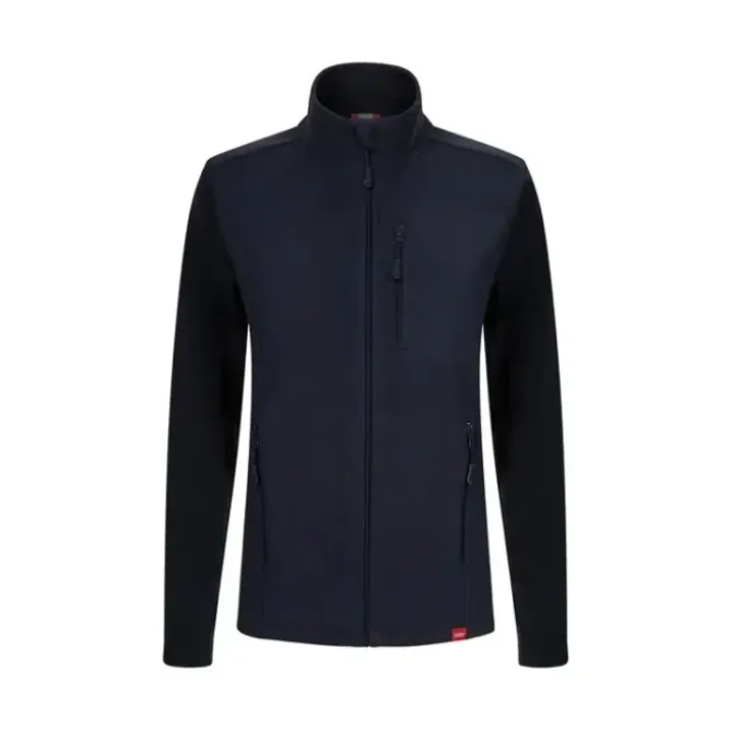 Felpa zip lunga in pile da Lavoro da Donna Multitasche Velilla 201502W