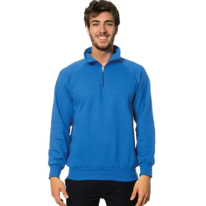 Felpe da lavoro con zip corta Logica ITA503/12-L