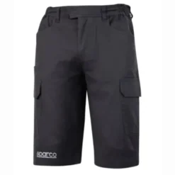 Fuori tutto - Bermuda da lavoro 02410 Elasticizzati Multitasche Sparco Teamwork Taglia M Colore Nero