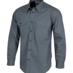 Fuori tutto - Camicia da lavoro rinforzata a manica lunga - Workteam Taglia 54 Colore Grigio