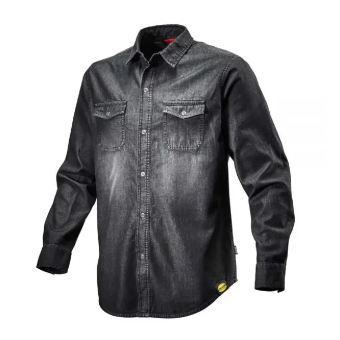 Fuori tutto - Camicia in Denim Diadora 702.171663 nero taglia 2XL