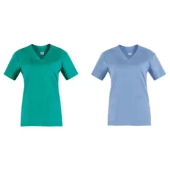 Fuori tutto - Casacca da Lavoro Milena da donna 100% cotone Giblor's 20P03K196 Taglia S Colore Verde