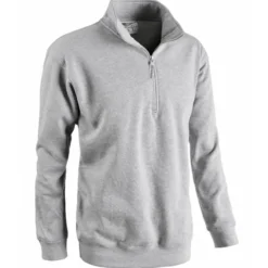 Fuori tutto - Felpa da Lavoro Mezza Zip Sottozero Smash 50200 Taglia 2XL Colore Grigio Melange Scuro