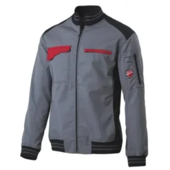 Fuori tutto - Giacca da Lavoro Ducati Workwear Multitasche e Manica Ergonomica INN-SPRINT misura 50 colore grigio chiaro nero