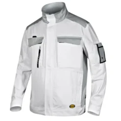 Fuori-Tutto Giacca da lavoro Multipockets Diadora in Twill WW Jacket Easywork Light 702.175344 colore grigio Taglia 4XL