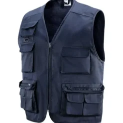 Fuori tutto - Gilet Estivo Multitasche TOBRUK Nw Neri taglia L colore blu