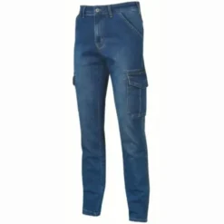 Fuori tutto - Jeans da Lavoro Elasticizzati Multitasche U-Power Tommy EX244 colore nero taglia 3XL