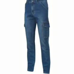 Fuori tutto - Jeans da Lavoro Elasticizzati Multitasche U-Power Romeo EX245 colore black carbon taglia xl