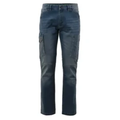 Fuori tutto - Jeans da Lavoro Stretch Multitasche Rossini Cargo Soul A00147 taglia 52 colore light blue