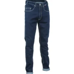 Fuori tutto - Jeans da Lavoro Stretch Elasticizzati Multitasche Cofra Astorga V494-0-00 colore blu taglia 46