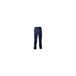 Fuori tutto - Jeans da Lavoro Stretch Elasticizzati Multitasche Cofra Tough V225-0-00 taglia 52 colore blu