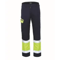 Fuori tutto - Pantalone da Lavoro Alta Visibilità Multitasche Rossini TPS A00151 Taglia 4XL colore giallo blu