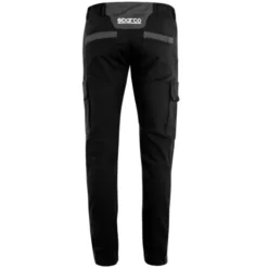 Fuori tutto - Pantalone da lavoro Sparco BOSTON Cargo Multiseason Elasticizzati Multitasche - Nero Taglia 3XL
