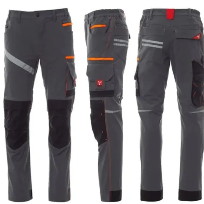 Fuori tutto-Pantalone da lavoro Payper Stretch Multitasche Top Quality Unisex 4 Way - Next 4w taglia 54 nero/nero