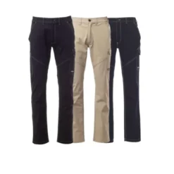 Fuori tutto - Pantalone Unisex da lavoro Stretch Multitasche Payper Worker Stretch Summer AY 7312 taglia XXS nero