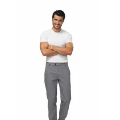 Fuori tutto - Pantaloni Cuoco da Lavoro Siggi Horeca Denzel 28PA0881/00-0648 taglia 48 colore bianco nero