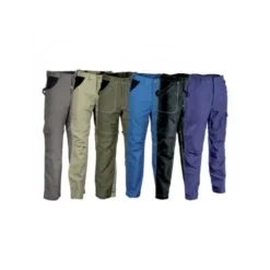 Fuori tutto - Pantaloni da Lavoro Cofra Multitasche Accorciabili Helsinki 100% Cotone Canvas V053-0-00 taglia 48 colore Navy
