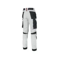 fuori tutto - Pantaloni da Lavoro Stretch Multitasche Idrorepellente U-Power Atom White WPE145 taglia M