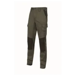 Fuori tutto - Pantaloni da Lavoro Multitasche Stretch U-Power Majo WST350 taglia S colore dark green