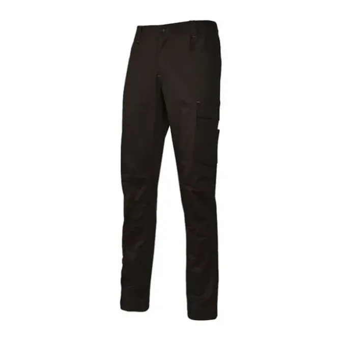 Fuori Tutto - Pantaloni da lavoro invernali U-power Bravo Top Winter ST270BC black carbon taglia 3XL
