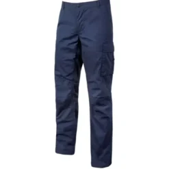 Fuori tutto - Pantaloni da Lavoro Stretch Elasticizzati Multitasche U-Power Ocean EY123WB taglia S Westlake blu