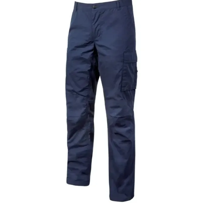 Fuori tutto - Pantaloni da Lavoro Stretch Elasticizzati Multitasche U-Power Ocean EY123WB taglia S Westlake blu