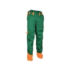 Fuori tutto - Pantaloni da Lavoro Antitaglio Multitasche Cofra Chain Stop V491-0-08A colore verde arancio Taglia XL