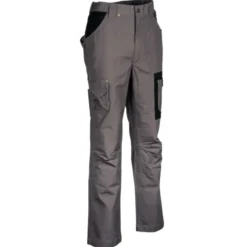 Fuori tutto - Pantaloni da Lavoro Multitasche Cofra Dublin 100% Cotone Canvas V052-0-01 Taglia 54 Colore Corda Nero