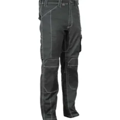 Fuori tutto - Pantaloni da Lavoro Stretch Elasticizzati Multitasche Cofra Pearland V472-0-02 Taglia 58 Colore Antracite Grigio