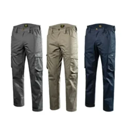 Fuori tutto - Pantaloni da lavoro Diadora Multitasche Staff Light Cotton 702.176213 taglia XL colore blu