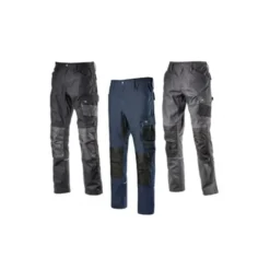 Fuori tutto - Pantaloni da lavoro Diadora tessuto stretch TOP Performance 702.175551 Taglia 2XL Colore Blu Scuro