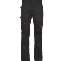 Fuori tutto - Pantaloni da Lavoro Ducati Workwear Multitasche con Elastico in Vita INN-MOTION PRO Colore Nero Taglia 46